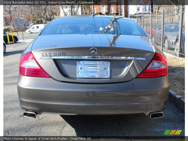 Indium Grey Metallic / Cashmere 2009 Mercedes-Benz CLS 550