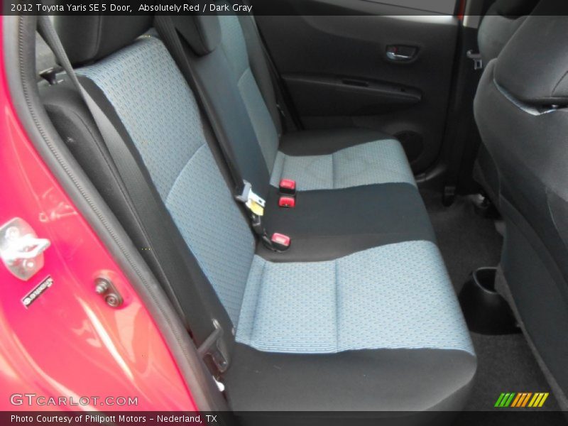 Absolutely Red / Dark Gray 2012 Toyota Yaris SE 5 Door