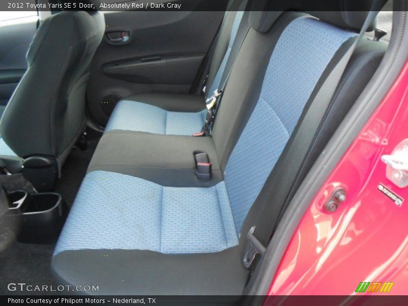 Absolutely Red / Dark Gray 2012 Toyota Yaris SE 5 Door