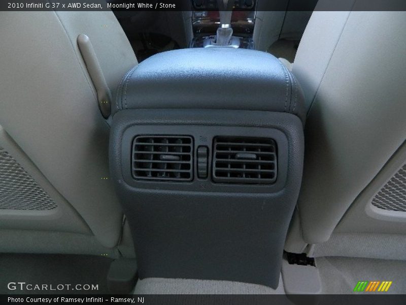 Moonlight White / Stone 2010 Infiniti G 37 x AWD Sedan