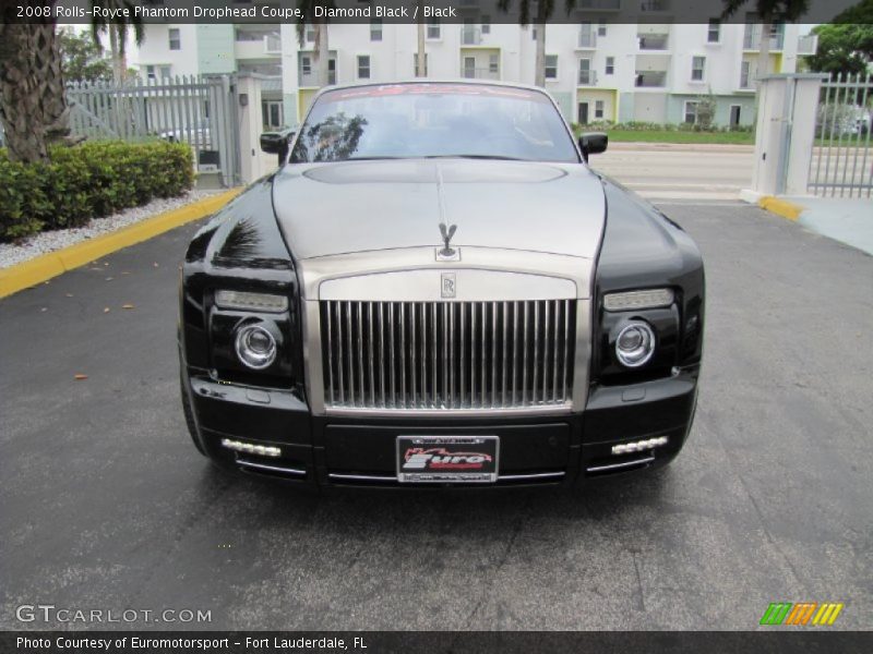 Diamond Black / Black 2008 Rolls-Royce Phantom Drophead Coupe