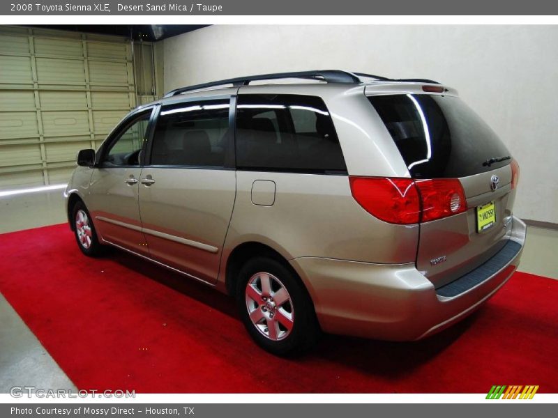 Desert Sand Mica / Taupe 2008 Toyota Sienna XLE