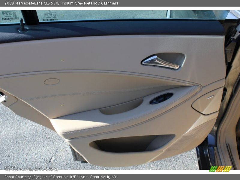 Indium Grey Metallic / Cashmere 2009 Mercedes-Benz CLS 550