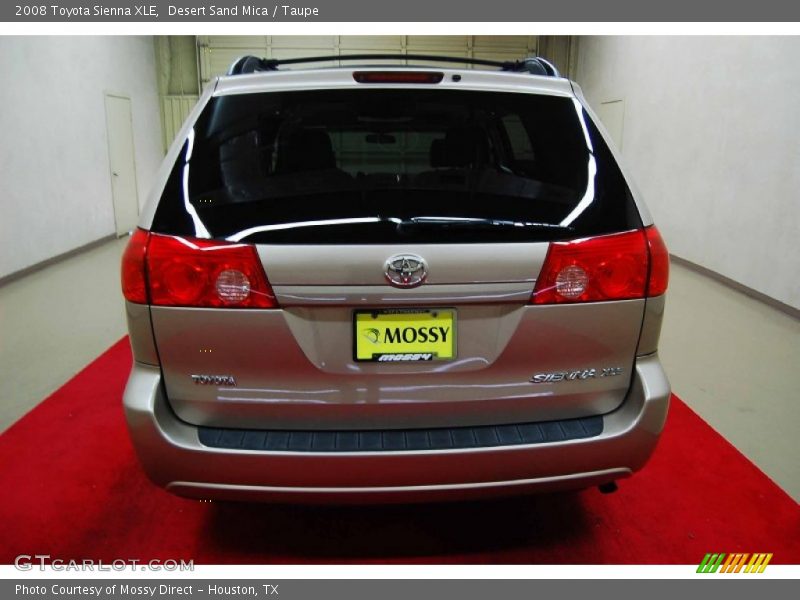 Desert Sand Mica / Taupe 2008 Toyota Sienna XLE