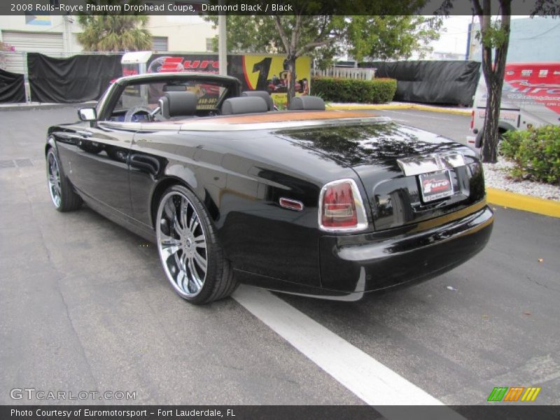Diamond Black / Black 2008 Rolls-Royce Phantom Drophead Coupe