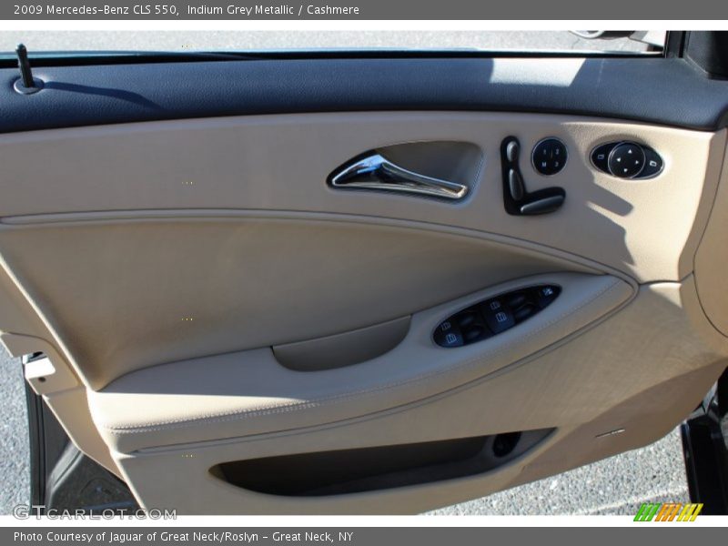Indium Grey Metallic / Cashmere 2009 Mercedes-Benz CLS 550