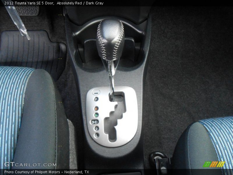 Absolutely Red / Dark Gray 2012 Toyota Yaris SE 5 Door