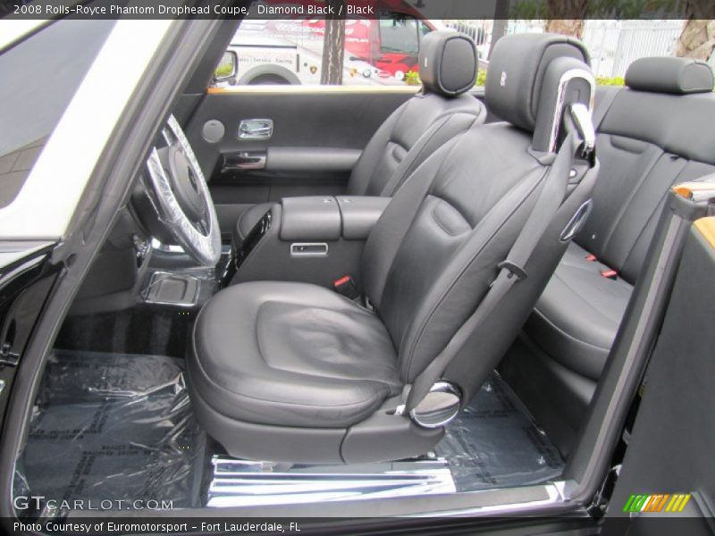  2008 Phantom Drophead Coupe  Black Interior