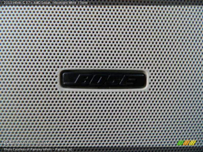 Moonlight White / Stone 2010 Infiniti G 37 x AWD Sedan