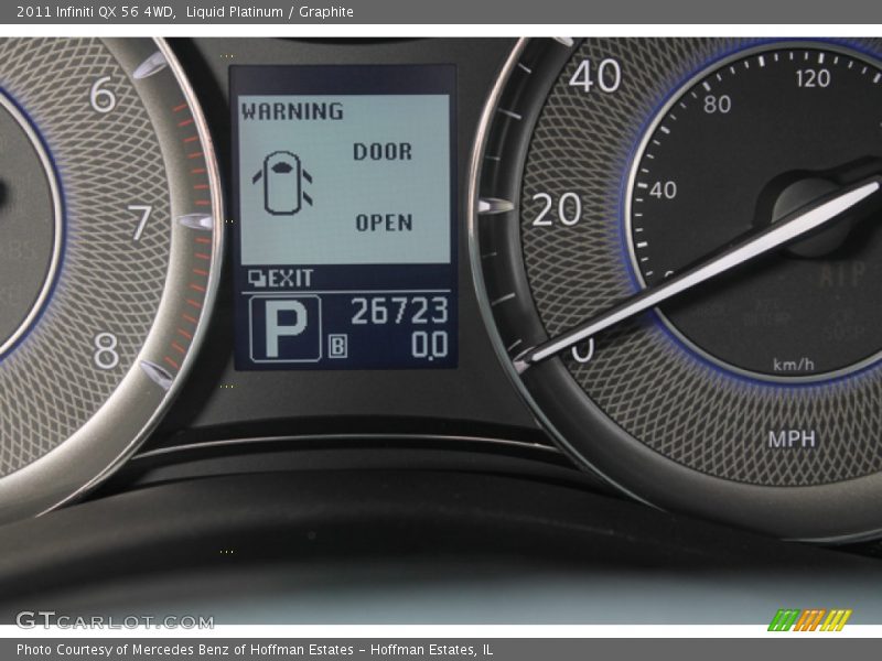 Liquid Platinum / Graphite 2011 Infiniti QX 56 4WD