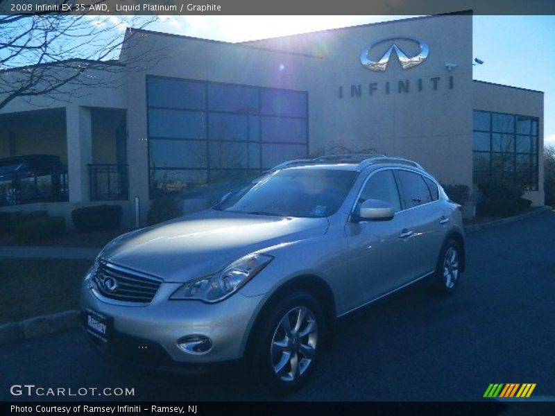 Liquid Platinum / Graphite 2008 Infiniti EX 35 AWD