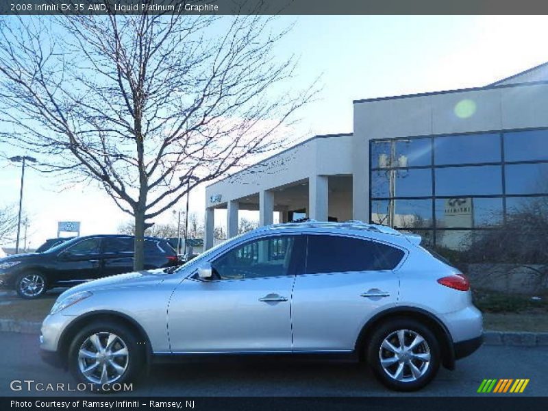 Liquid Platinum / Graphite 2008 Infiniti EX 35 AWD