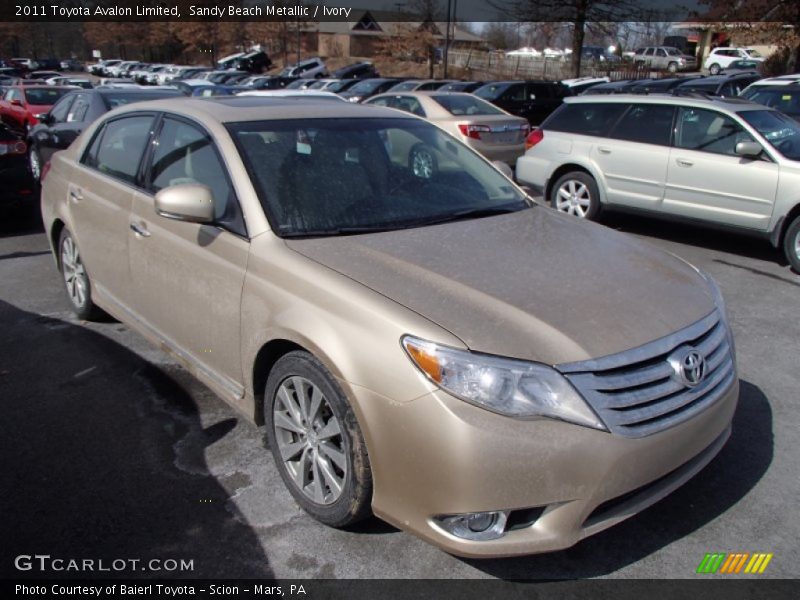 Sandy Beach Metallic / Ivory 2011 Toyota Avalon Limited