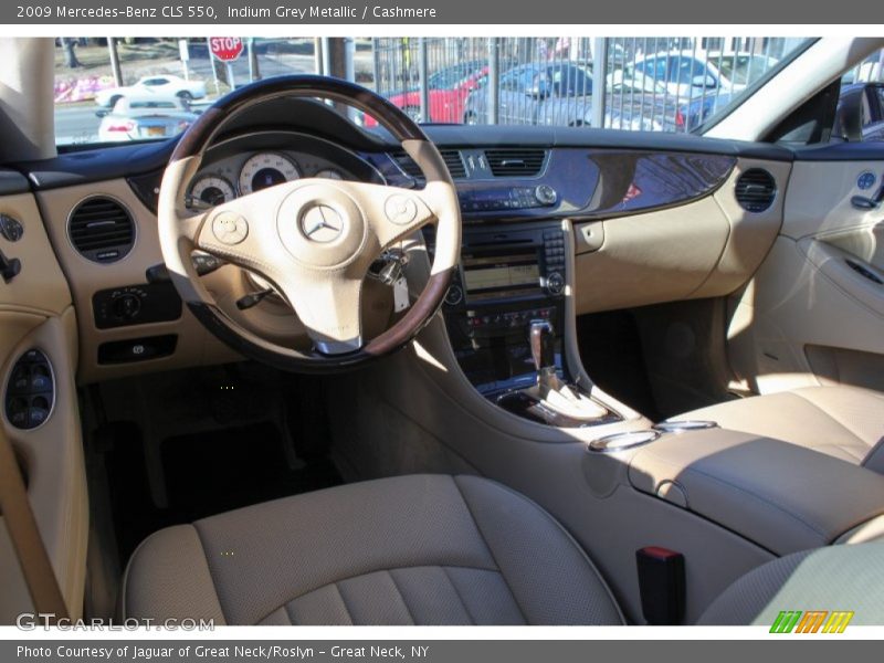 Indium Grey Metallic / Cashmere 2009 Mercedes-Benz CLS 550