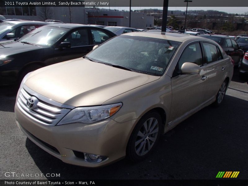 Sandy Beach Metallic / Ivory 2011 Toyota Avalon Limited
