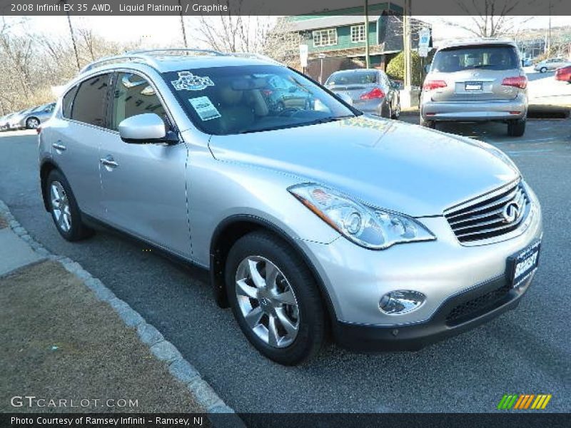 Liquid Platinum / Graphite 2008 Infiniti EX 35 AWD