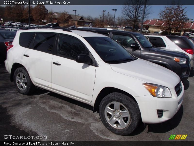 Super White / Ash Gray 2009 Toyota RAV4 I4