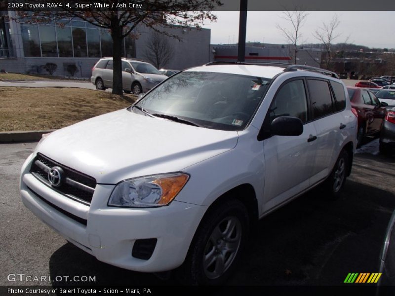 Super White / Ash Gray 2009 Toyota RAV4 I4