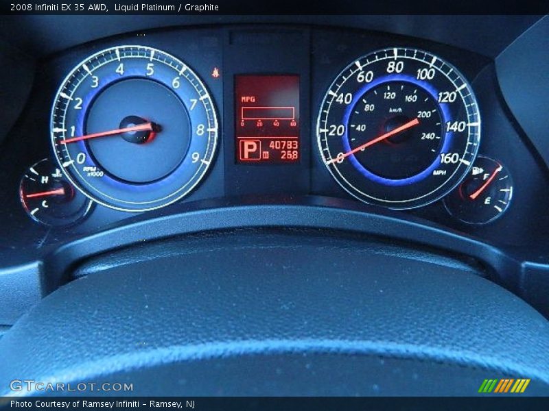 Liquid Platinum / Graphite 2008 Infiniti EX 35 AWD