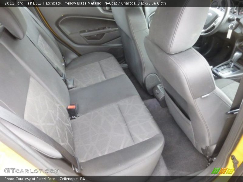 Rear Seat of 2011 Fiesta SES Hatchback