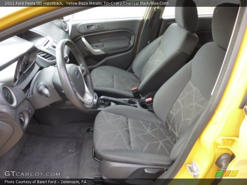 Front Seat of 2011 Fiesta SES Hatchback