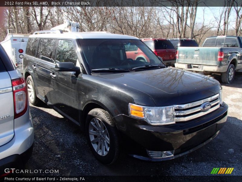 Black / Charcoal Black 2012 Ford Flex SEL AWD