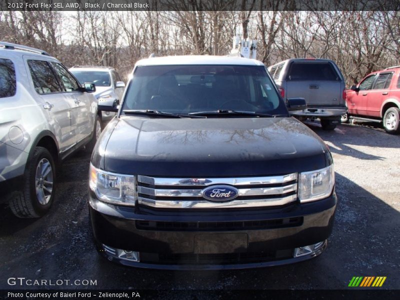 Black / Charcoal Black 2012 Ford Flex SEL AWD