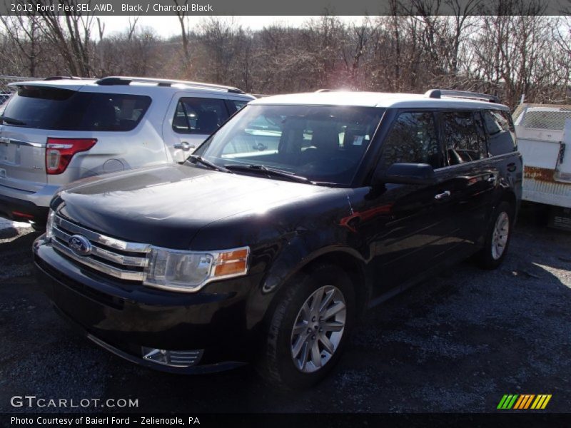 Black / Charcoal Black 2012 Ford Flex SEL AWD