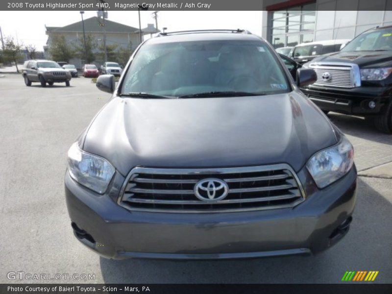 Magnetic Gray Metallic / Ash Gray 2008 Toyota Highlander Sport 4WD