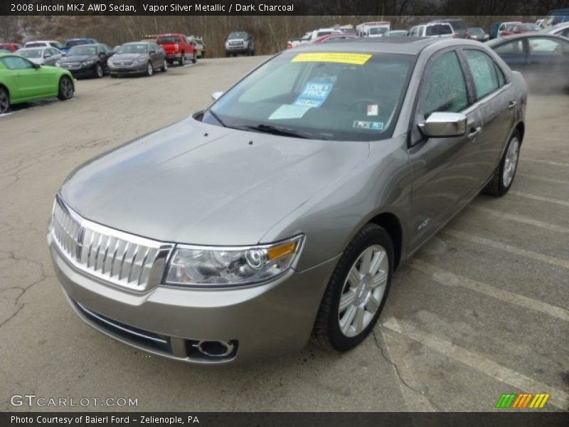 Vapor Silver Metallic / Dark Charcoal 2008 Lincoln MKZ AWD Sedan