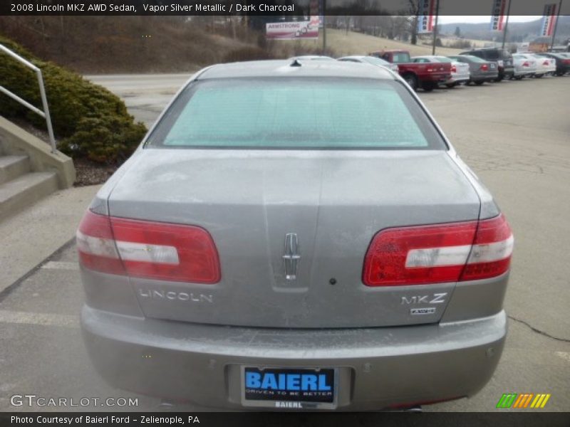 Vapor Silver Metallic / Dark Charcoal 2008 Lincoln MKZ AWD Sedan