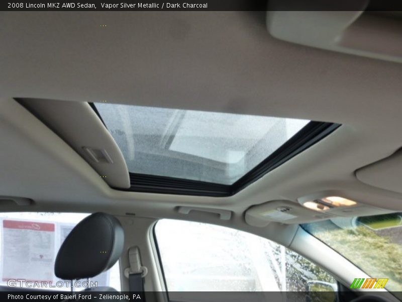 Vapor Silver Metallic / Dark Charcoal 2008 Lincoln MKZ AWD Sedan