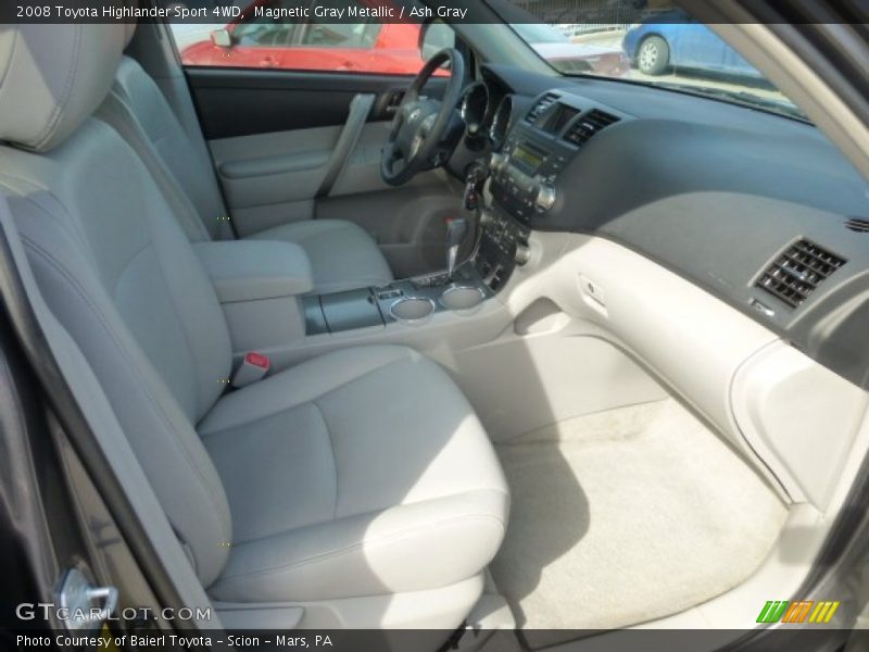 Magnetic Gray Metallic / Ash Gray 2008 Toyota Highlander Sport 4WD