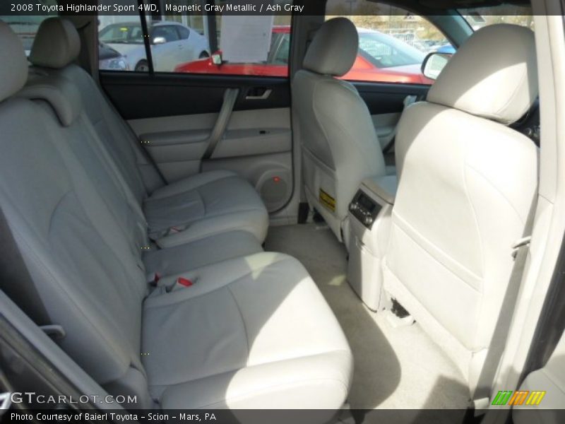 Magnetic Gray Metallic / Ash Gray 2008 Toyota Highlander Sport 4WD
