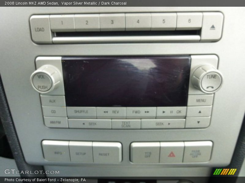 Vapor Silver Metallic / Dark Charcoal 2008 Lincoln MKZ AWD Sedan