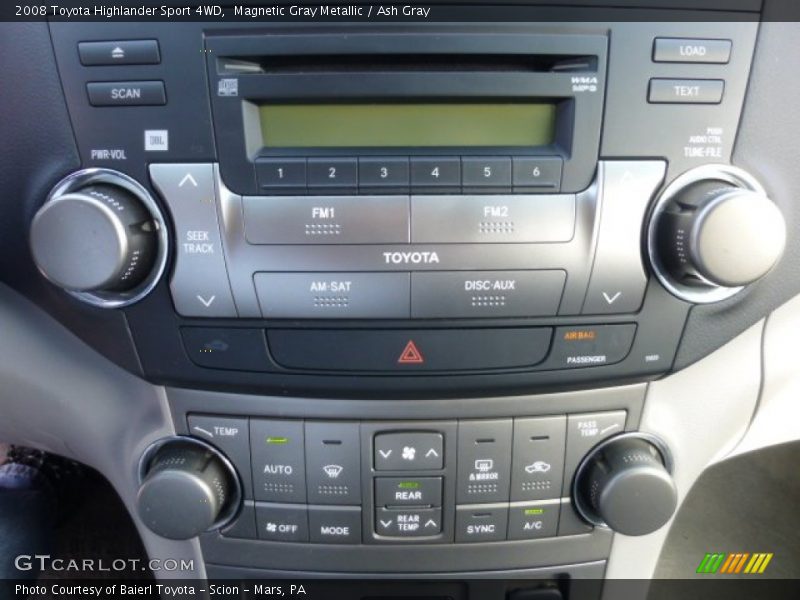 Magnetic Gray Metallic / Ash Gray 2008 Toyota Highlander Sport 4WD