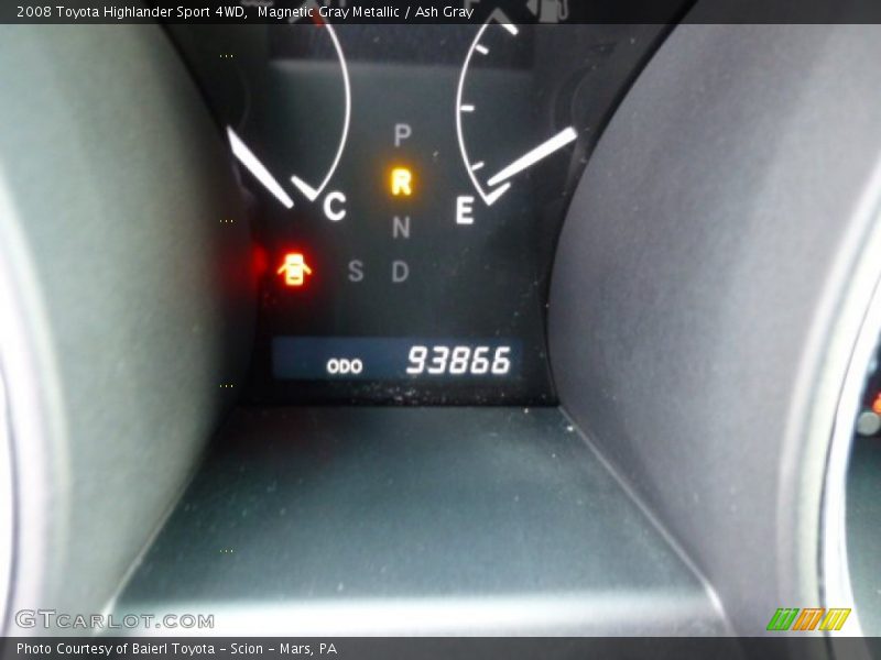 Magnetic Gray Metallic / Ash Gray 2008 Toyota Highlander Sport 4WD
