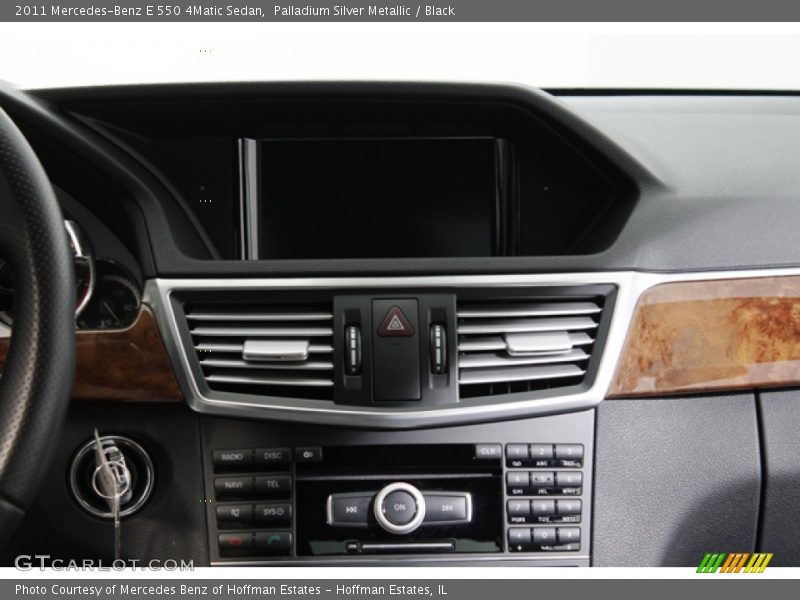 Palladium Silver Metallic / Black 2011 Mercedes-Benz E 550 4Matic Sedan