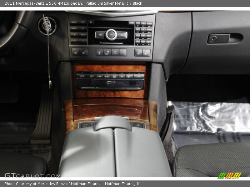 Palladium Silver Metallic / Black 2011 Mercedes-Benz E 550 4Matic Sedan