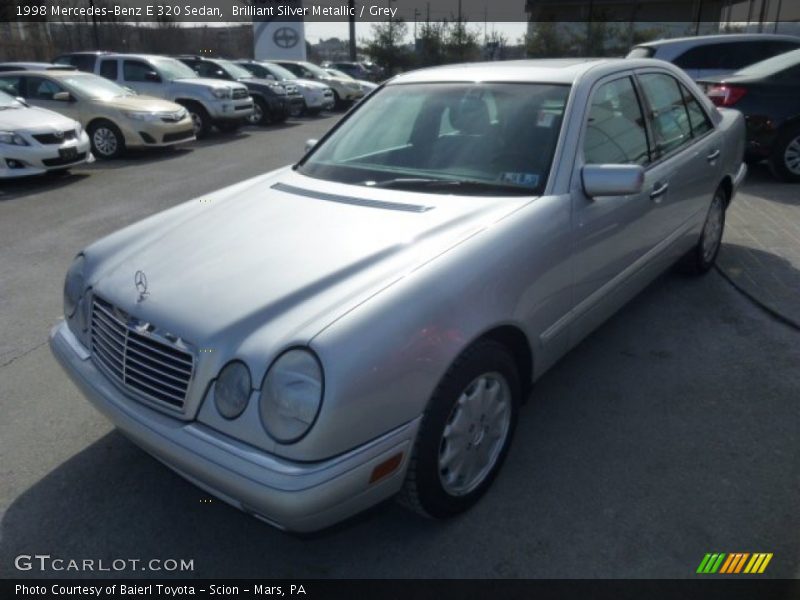 Brilliant Silver Metallic / Grey 1998 Mercedes-Benz E 320 Sedan