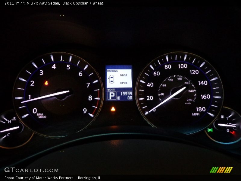 Black Obsidian / Wheat 2011 Infiniti M 37x AWD Sedan