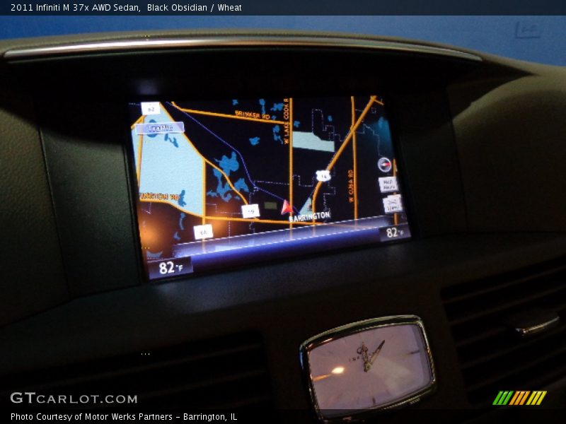Black Obsidian / Wheat 2011 Infiniti M 37x AWD Sedan