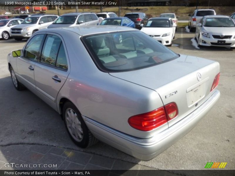 Brilliant Silver Metallic / Grey 1998 Mercedes-Benz E 320 Sedan