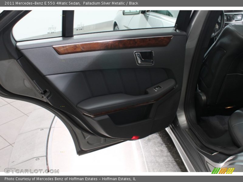 Palladium Silver Metallic / Black 2011 Mercedes-Benz E 550 4Matic Sedan