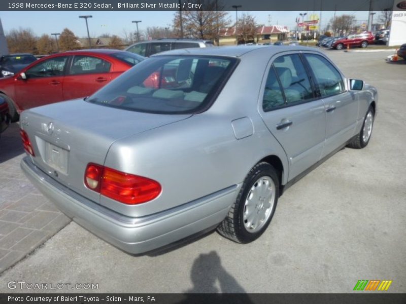 Brilliant Silver Metallic / Grey 1998 Mercedes-Benz E 320 Sedan
