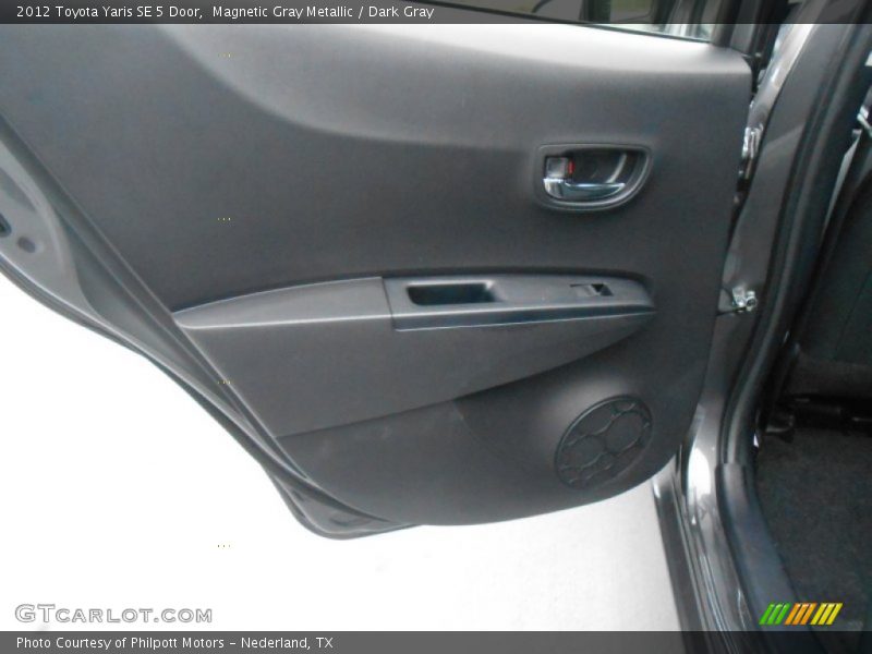 Magnetic Gray Metallic / Dark Gray 2012 Toyota Yaris SE 5 Door