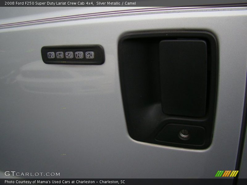 Silver Metallic / Camel 2008 Ford F250 Super Duty Lariat Crew Cab 4x4
