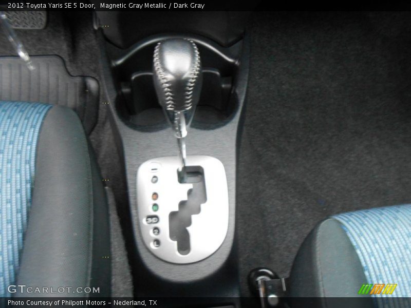 Magnetic Gray Metallic / Dark Gray 2012 Toyota Yaris SE 5 Door