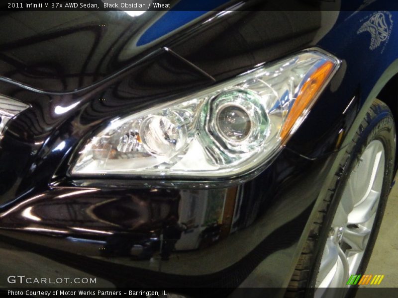 Black Obsidian / Wheat 2011 Infiniti M 37x AWD Sedan