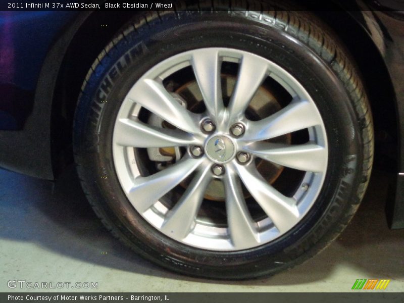 Black Obsidian / Wheat 2011 Infiniti M 37x AWD Sedan